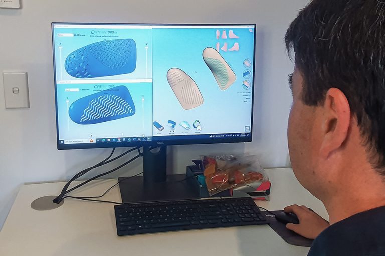 Design 3D Orthoses on Screen